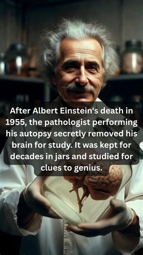 After Albert Einstein's death in 1955, the pathologist performing his autopsy secretly removed his brain for study. | Gordon Hutchinson | Facebook