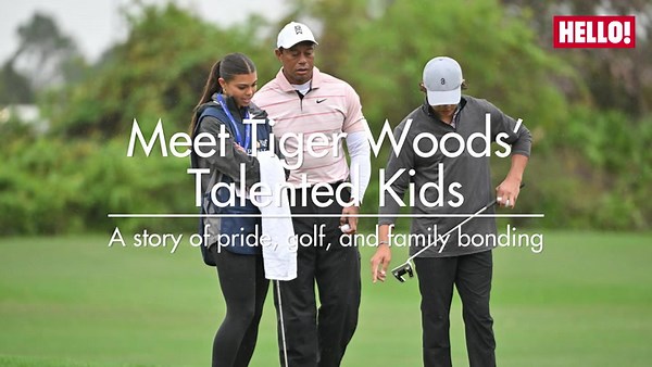 WATCH: Meet Tiger Woods' two kids Sam and Charlie