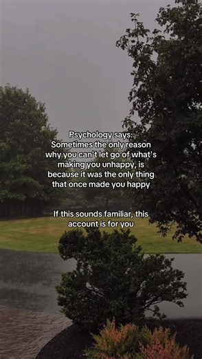Sometimes You Can't Let Go Because It Once Made You Happy