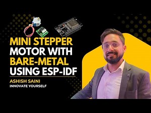 Bare-Metal ESP32 Stepper Control | ULN2003 + Mini Stepper Explained from Scratch