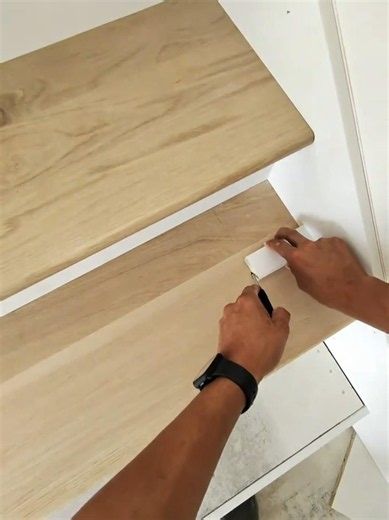 simple trick for stair treads