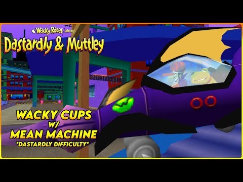 Wacky Races PS2 - Wacky Cups w/ Mean Machine (Dastardly Difficulty)