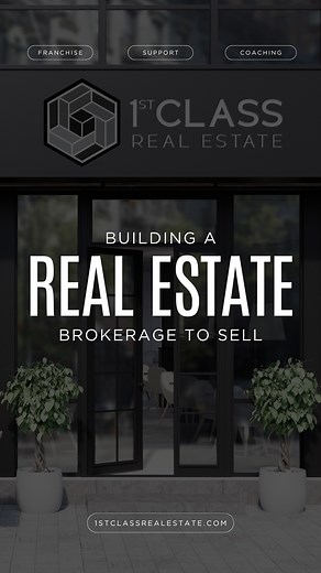 Ready to build a real estate business, not just a career? Launch your own brokerage with 1st Class. We provide the systems, support, and strategy — you bring the vision. Click the link in the comments to learn how. | 1st Class Real Estate