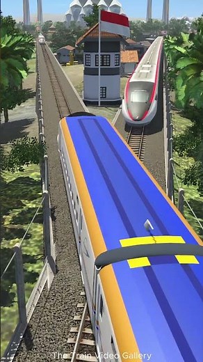 many fast trains pass through the crossing #trainvideo