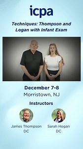 Gain knowledge, skills, and confidence in practicing the Thompson technique, Logan technique, and examining infants. | ICPA-International Chiropractic Pediatric Association