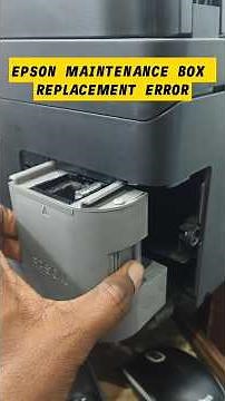 Epson T04D1 Maintenance Box Reset process. #EpsonMaintenance #T04D1Reset #PrinterTips #DIY