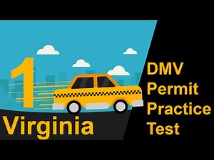 Virginia DMV Permit Practice Test 1 - 2018