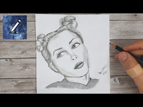 Tuto dessin : Comment dessiner le visage réaliste d'une femme