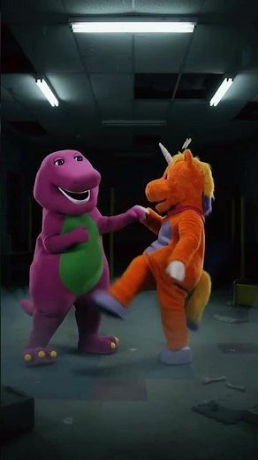 Barney VS Buddy #comedyshorts #aishorts #comedy #funny #barney #buddytheunicorn #funnyshorts