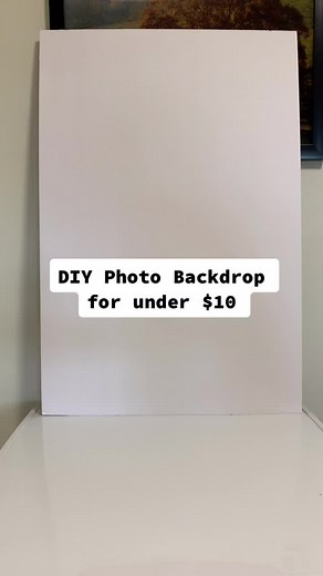 DIY Photo Backdrop for under $10 💵 #diy #photobackdrop #dollarstorediy