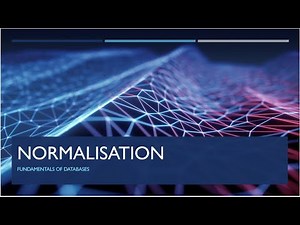 A level Computer Science: Database Normalisation