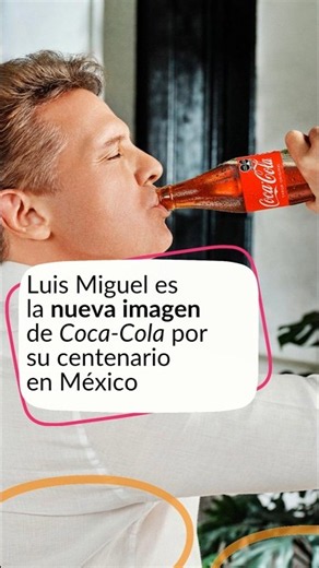 Luis Miguel es la nueva imagen de Coca-Cola por su centenario en México