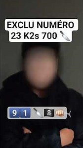 EXCLU NUMÉRO 23 K2s *️⃣ 700 #rap #freestyle #zone #rapfr #freestylefr #fr