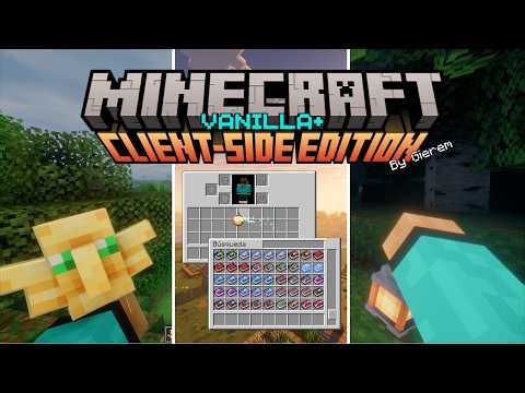 Minecraft Vanilla+ Client: Mejora GRÁFICOS y FPS sin cambiar el juego (Modpack definitivo)