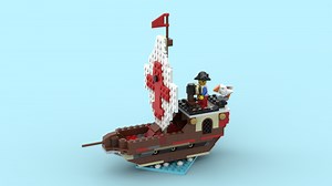 LEGO MOC-117836 11015 Pirate ship (Classic 2022)