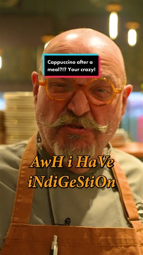 Cappuccino After a Meal? You Crazy?! ☕