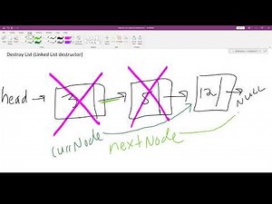 How to Destroy a Linked List (Destructor Implementation)