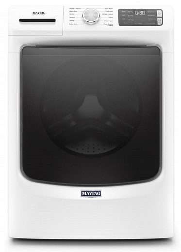Maytag ADA 4.8 Cu. Ft. White Front Load Washer With Extra Power And 16-Hr Fresh Hold Option - MHW6630HW