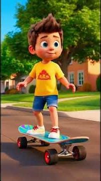 O Skate Mágico 🛹✨ | Música Infantil Divertida #musicaparacrianças #desenhoinfantil #crianças