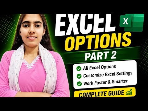 Excel options part-2 | File Options ‪@Rgcsmskills-v1‬