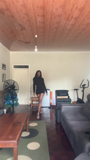 Struggling with a Short Dress: A Model's Experience