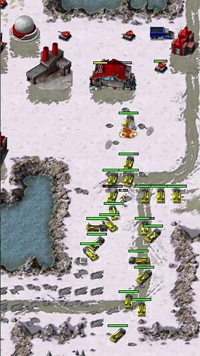 V2 Rocket Launchers - Red Alert 1 Remastered #redalert #redalertremastered #rts #gaming