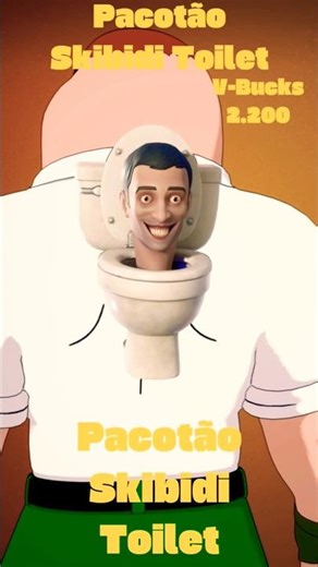 Pacotão Skibidi Toilet Fortnite