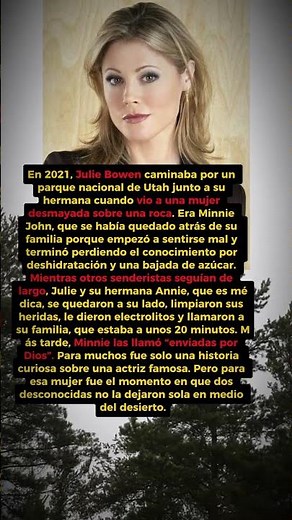 La historia de Julie Bowen