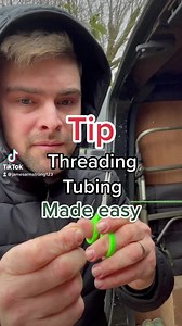 Struggle threading tubing onto your main line? Try this little tip. #fishingdaily #fishingtime #korda #fishingclub #ccmoore #fishingnet #fishingtackle #angler #fishermen #carpparticlesuk #willyworms #carpfishing #fishon #vass #deeper #fishinglifestyle #cypography #brownsangling #peche #pecheur #pecheurs #fishingpicoftheday #fishing #carplounge #finkfood | James Armstrong Angler