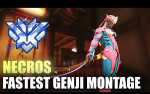 【Necros】死灵源氏集锦（附各种猝死片段）Necros Genji Montage Overwatch_哔哩哔哩_bilibili