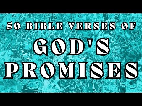 50 Bible Verses of God's Promises | Stop Worrying | God Is with You | Holly Scriptures Only