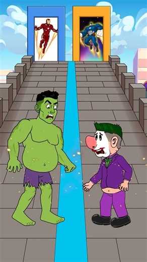 SUPER HEROES RUN CHALLENGE - MESSI AND RONALDO - WHO WILL WIN