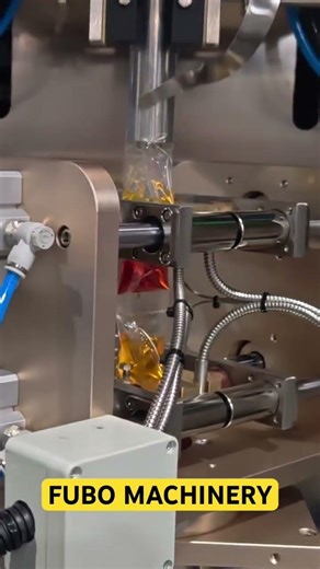 Triangle juice pouch packing machine#fubomachinery