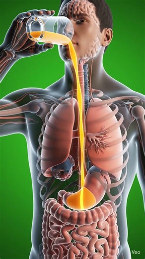 What Happens Inside Your Body When You Drink Juice? 🧃 (3D Medical#Animation#Anatomy#MedicalAnimation