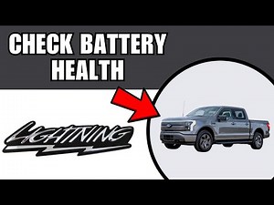 How To Check Battery Health On Ford F-150 Lightning