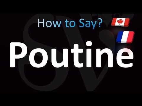 How to Pronounce Poutine (CORRECTLY!)