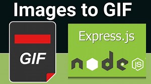 Node.js Express Project to Export Images to GIF Using gifencoder Library and Download it in Browser