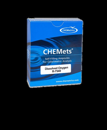 R-7540 CHEMets Dissolved Oxygen Refill Ampoules Box