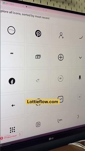 Top 3 Free Animated Icon Websites 😍 #webdevelopment #webdesign #shorts