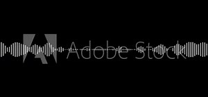 White line wave random equalizer graph, Digital element. Stock Video