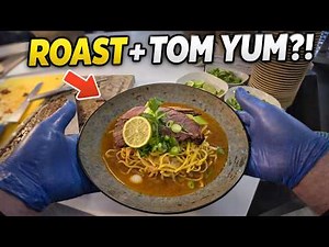 Roast Meat TWO Ways | Tom Yum Inspired Noodles vs Roast Dinner👌😊👍