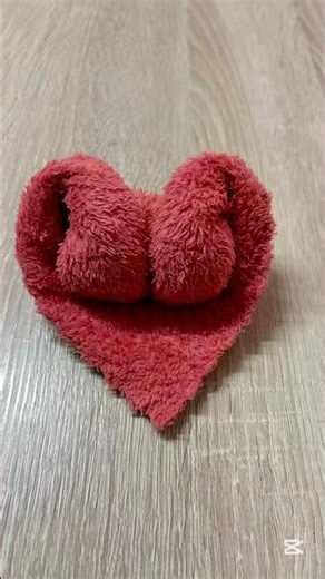 Love shaped handkerchief ❤️ #shorts