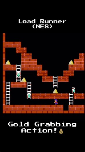 Lode Runner NES: Outsmart Guards & Grab Gold!