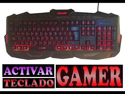 CÓMO ENCENDER, CONFIGURAR Y APAGAR LUCES DE TECLADO GAMER ✅ SIN PROGRAMAS