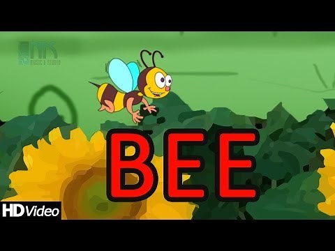 Bees - BUZZ! Goes The Bee | Nursery Rhymes With Lyrics