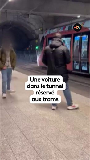Une personne âgée a été signalée vers 19h au volant de sa voiture, à la station de tramways Gare centrale à Strasbourg, lundi 2 février. La CTS a rapidement interrompu la circulation des trams dans le tunnel. Aucun blessé ni dégât matériel ne sont à déplorer. | France 3 Lorraine
