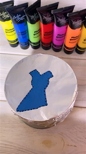 Dress 👗💙#asmr #satisfying #odlysatisfying #shortsviral #shorts #trending #trend #diy #relax