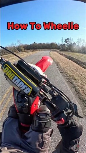 How to Wheelie in Under a Minute! - Dirt Bike Tutorial #dirtbike #wheelie #motocross