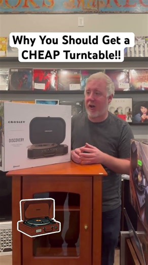 WHY YOU SHOULD GET A CHEAP TURNTABLE!!
