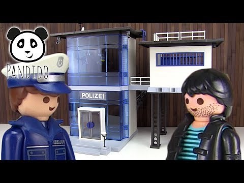 ⭕ PLAYMOBIL Polizei - Polizeistation mit Alarmanlage - Pandido TV